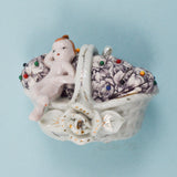 Ceramic Basket Pincushion