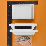White Mini Wall-Mounted Floating Shelves