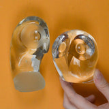 Reijmyre Crystal Owl Figurines + Owl Paperweight