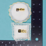 Floral Vintage Swiss-Made Alba Powder Puffs - Set of 2