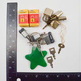 Assorted Small Padlocks + Keys