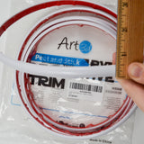 Peel and Stick PVC White Decorative Trim