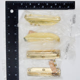 Brass Drawer Pulls or Window Sash Lifts - Set of 4 with Screws