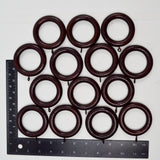 Wooden Curtain Rings - Set of 14