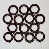 Wooden Curtain Rings - Set of 14