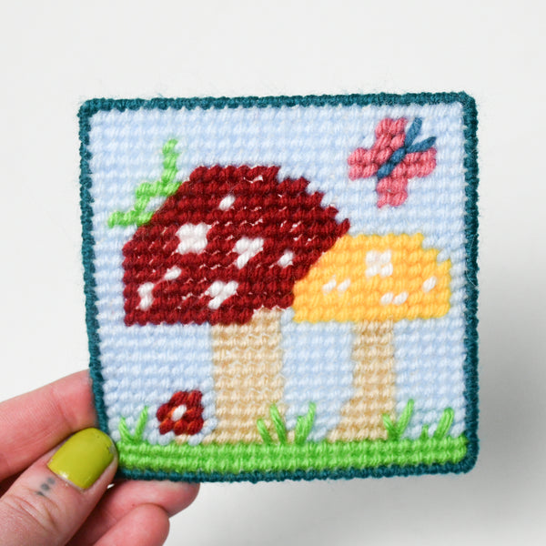 Mushroom Needlepoint Starter Kit