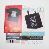 Inkjet Transfer Paper for Dark Fabrics - 4 Packs