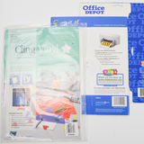 Inkjet Printable Cling Vinyl + Window Decal Sheets, 8.5" x 11" - 4 Packs