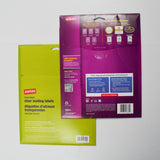Clear Address Labels, 1" x 2 5/8" - 2 Packs
