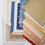 Assorted Vintage-Style Patterned Scrapbooking Paper