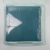 Teal + Blue Scrapbooking Paper Bundle in Plastic Storage Case