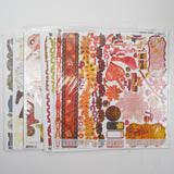 Colorful Scrapbooking Stickers + Die Cut Bundle in Plastic Storage Case