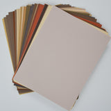 Assorted Brown Patterned + Textured Cardstock & Paper