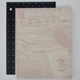 Assorted Purple + Red Patterned + Textured Cardstock & Paper