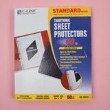 C-Line Traditional Sheet Protectors with Black Mounting Paper - 1 Box