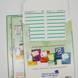 Ink Jet + Laser Printable Clear Filing Labels