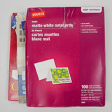 Inkjet Printable Matte White Note Cards