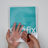 Grafix Clear-Lay Rigid Vinyl Overlay Film - 8.5" x 11"
