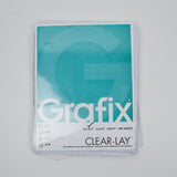 Grafix Clear-Lay Rigid Vinyl Overlay Film - 8.5" x 11"