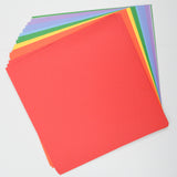 Solid Rainbow Scrapbook Paper Bundle