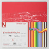 Solid Rainbow Cardstock Scrapbook Paper Bundle