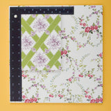 White, Pink + Green Floral Scrapbook Paper Bundle