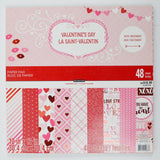 Valentine's Day Scrapbook Paper Bundle