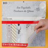 Ice Crystals Christmas Scrapbook Paper Bundle