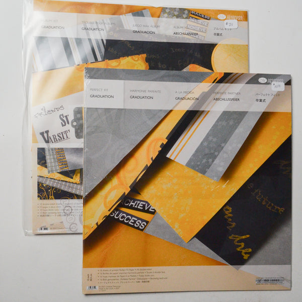 Creative Memories Graduation Album Kit + Perfect Fit Paper Pack Default Title