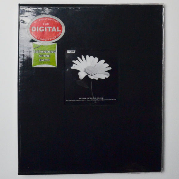 Black Photo Album Scrapbook - 12" x 9"