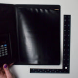 Black Folio with Calculator