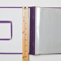 Purple Scrapbook Album - 8" x 8"