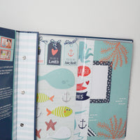 Ahoy Little One Scrapbook - 12" x 12"