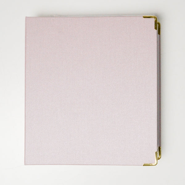 Russell + Hazel Shimmer Pink Mini 3-Ring Binder + Inserts