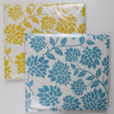 White, Blue + Yellow Floral 20 Page Top Load Scrapbooks - Set of 2