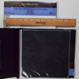 Black Recollections Scrapbook Album with Refills
