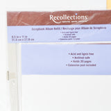Recollections Scrapbook Album Refills - 8.5" x 11"