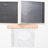 Beige + Black Cloth Bound Scrapbook with Inserts