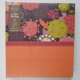 Orange, Pink + Green Floral 8" x 10" Photo Album
