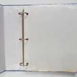 Blue 8" x 10" Three-Ring Photo Album