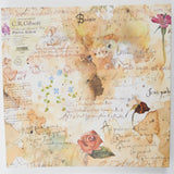 C.R. Gibson Watercolor French Collage Post Bound Magnetic Page Photo Album