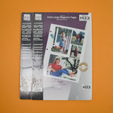 Holson Extra Large Magnetic Pages Refills - 2 Packs of 20 EasyStik Pages