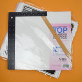 Mostly White Top Loading Scrapbook Insert Page Refills - 6+ Packs