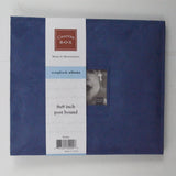 Blue Chatterbox Postbound Scrapbook - 8" x 8"