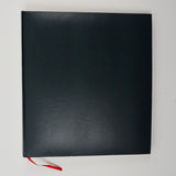 Dark Green Faux Snakeskin Cover Vanguard Album with Protective Leaf Page Overlays