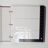Maroon + Gold Holson 3-Ring Photo Album