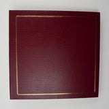 Maroon + Gold Holson 3-Ring Photo Album