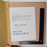 Marbled Beige + Gold Leatherlines Vintage Deluxe Scrapbook