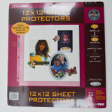 Ultra Pro 12x12" Sheet Protectors