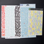 Colorful Alphabet Sticker Bundle